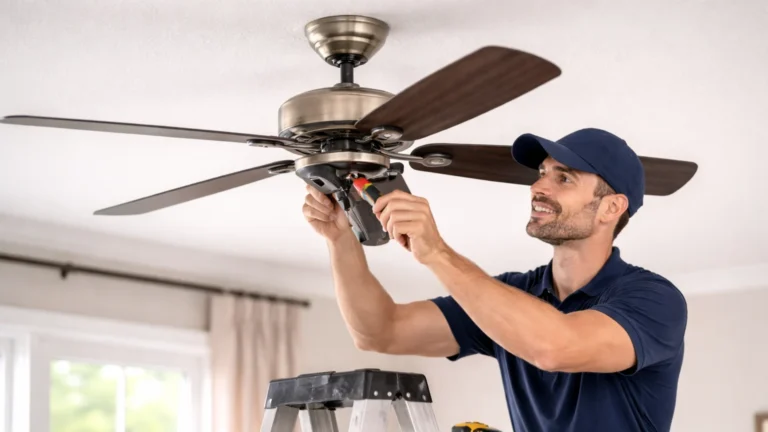 ceiling fan installation in Greenville