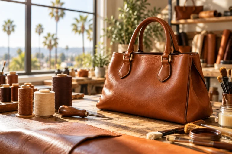 Handbag repair workshop in Los Angeles