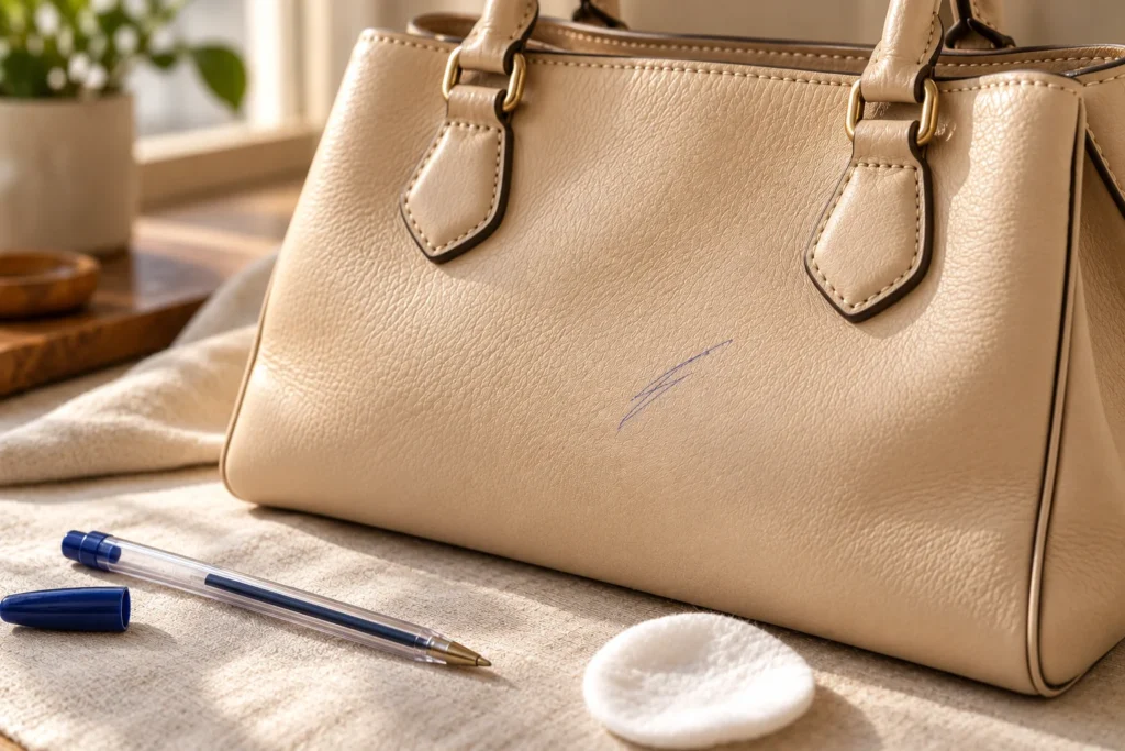 How to Remove Ink Stains from a Leather Bag